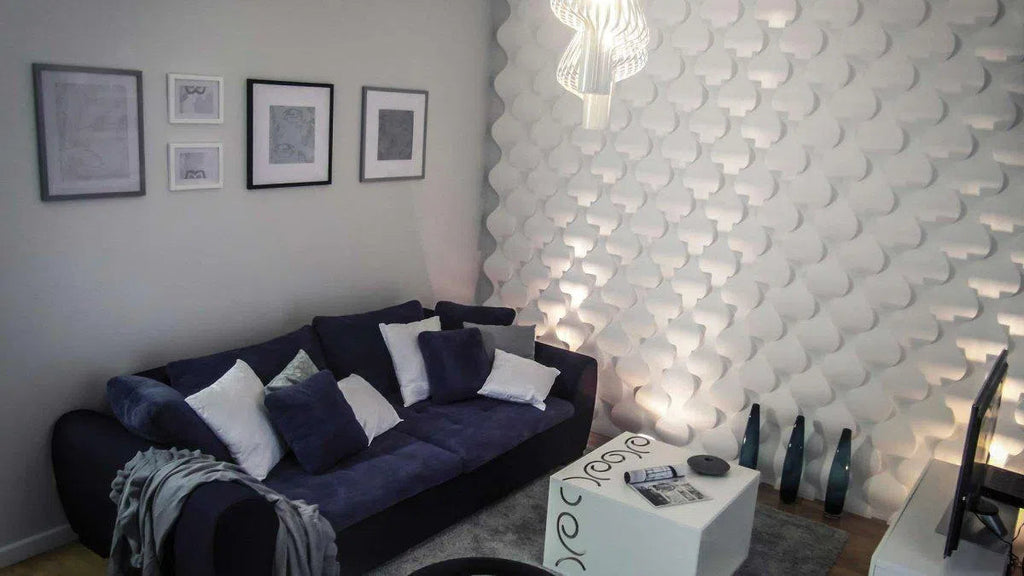 3D Wall Panel - RAINDROP - DecorMania.eu