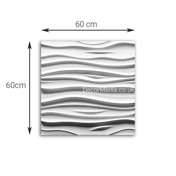 3D Wall Panel - STREAM - DecorMania.eu