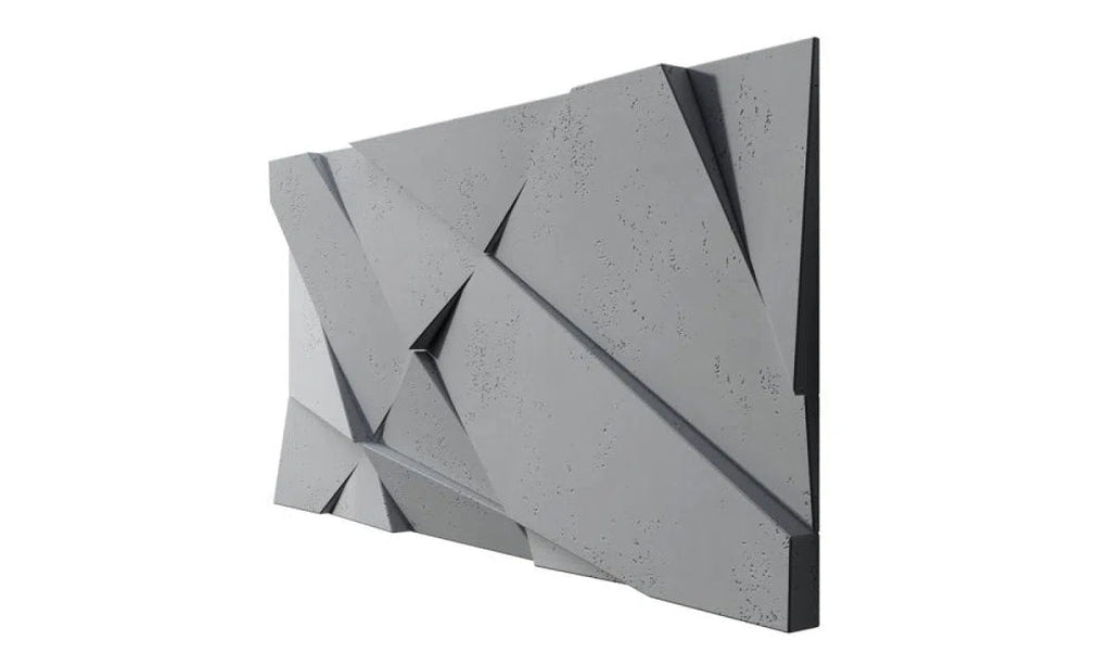 Concrete 3D Wall Panel CRYSTAL - DecorMania.eu