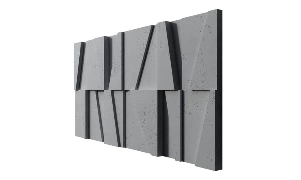 Concrete 3D Wall Panel MULTI BOOKCASE - DecorMania.eu