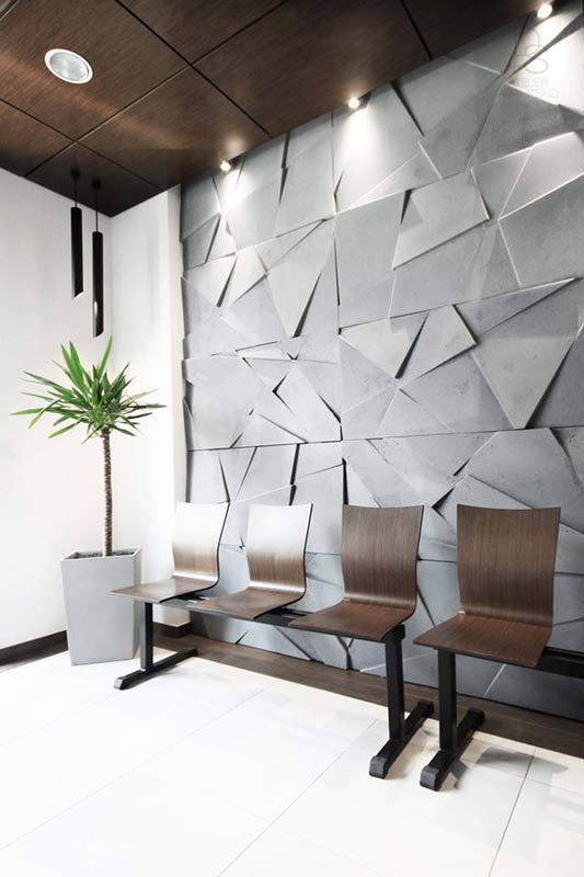 concrete 3D wall panels 