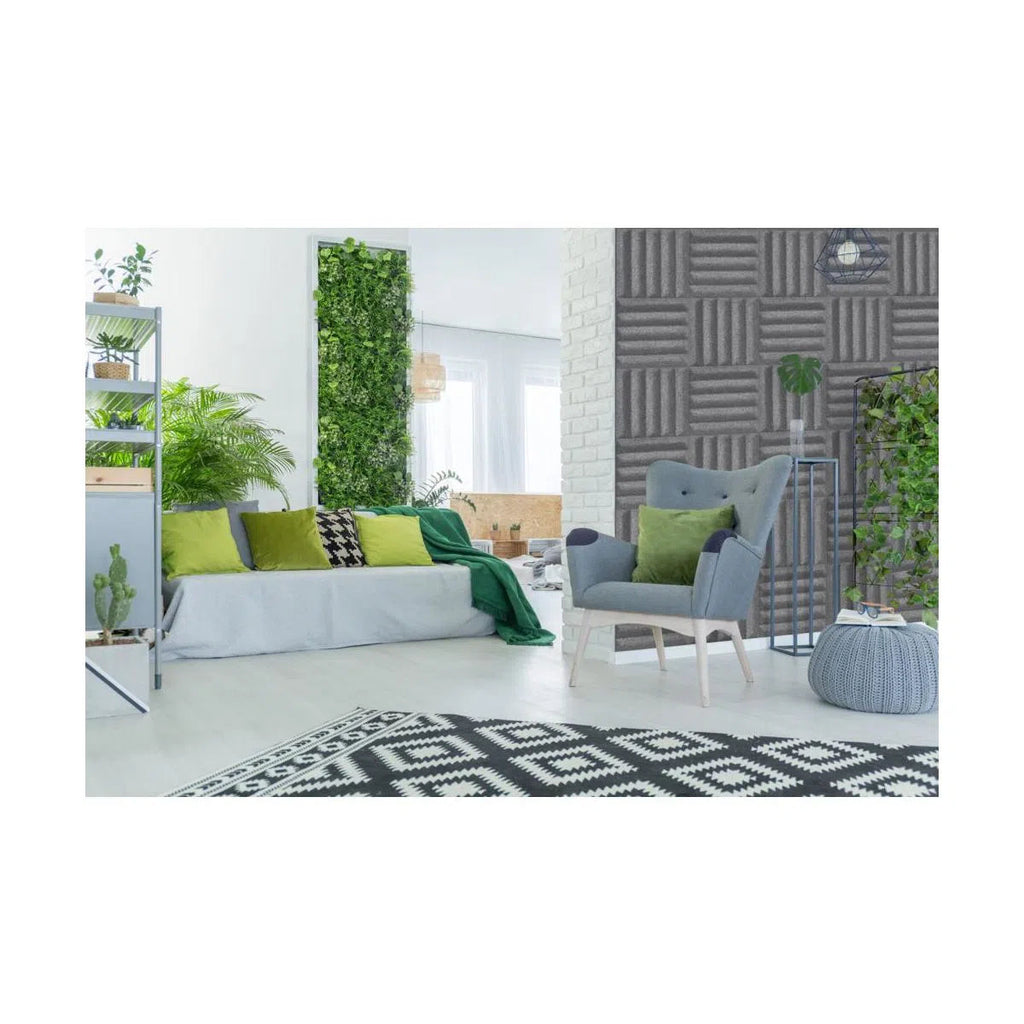 GROVE Felt Panel - GREY 30 x 30cm - DecorMania.eu