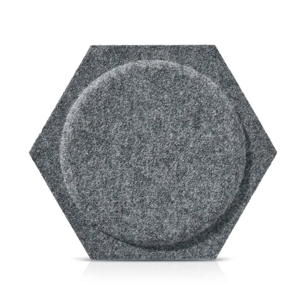 HEXA BOLD 2 Felt Panel - GREY - DecorMania.eu