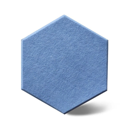 HEXA Felt 3D Panel - BLUE 3pcs. - DecorMania.eu