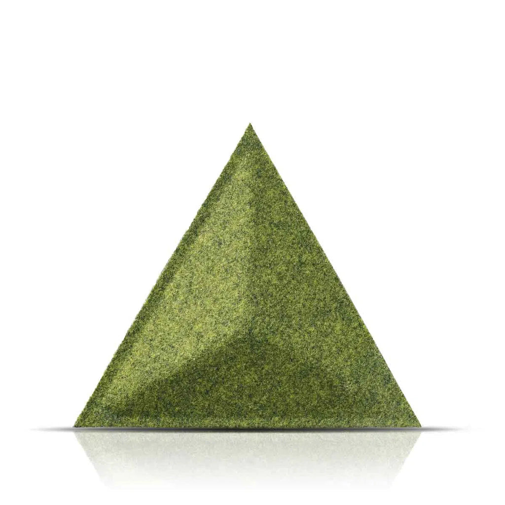 PYRAMID Felt 3D Panel - OLIVE 3pcs. - DecorMania.eu