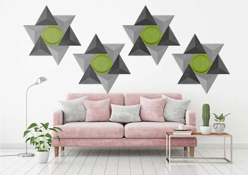 PYRAMID Felt Panel - GREY - DecorMania.eu