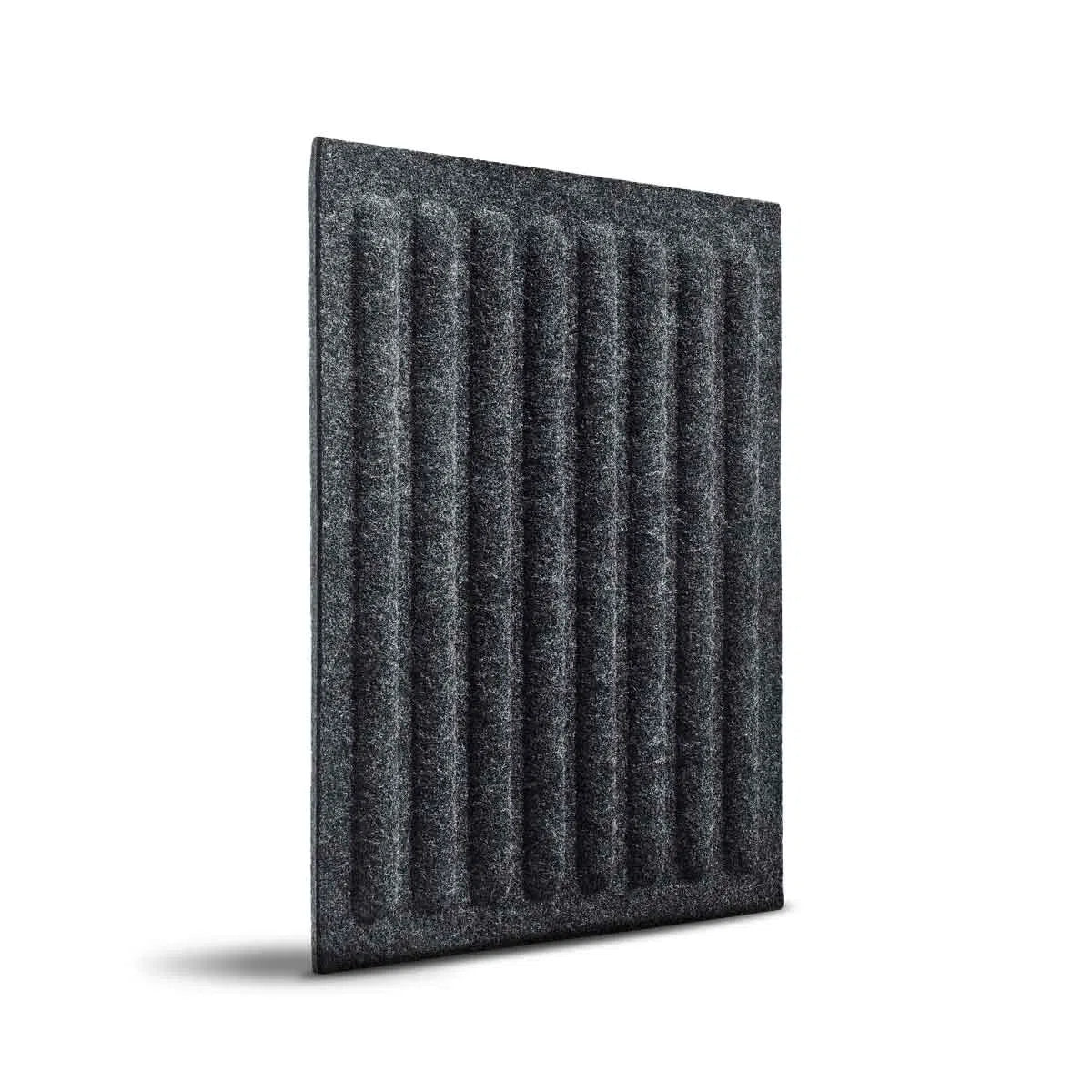 SQUARE RIFT Felt Panel - BLACK - DecorMania.eu