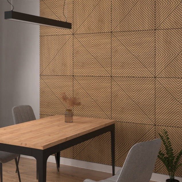 GrooveCraft Milled Acoustic Wall Panel - 2 - DecorMania.eu